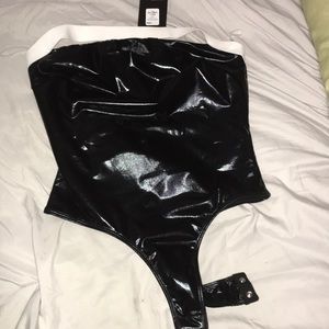 Leather bodysuit